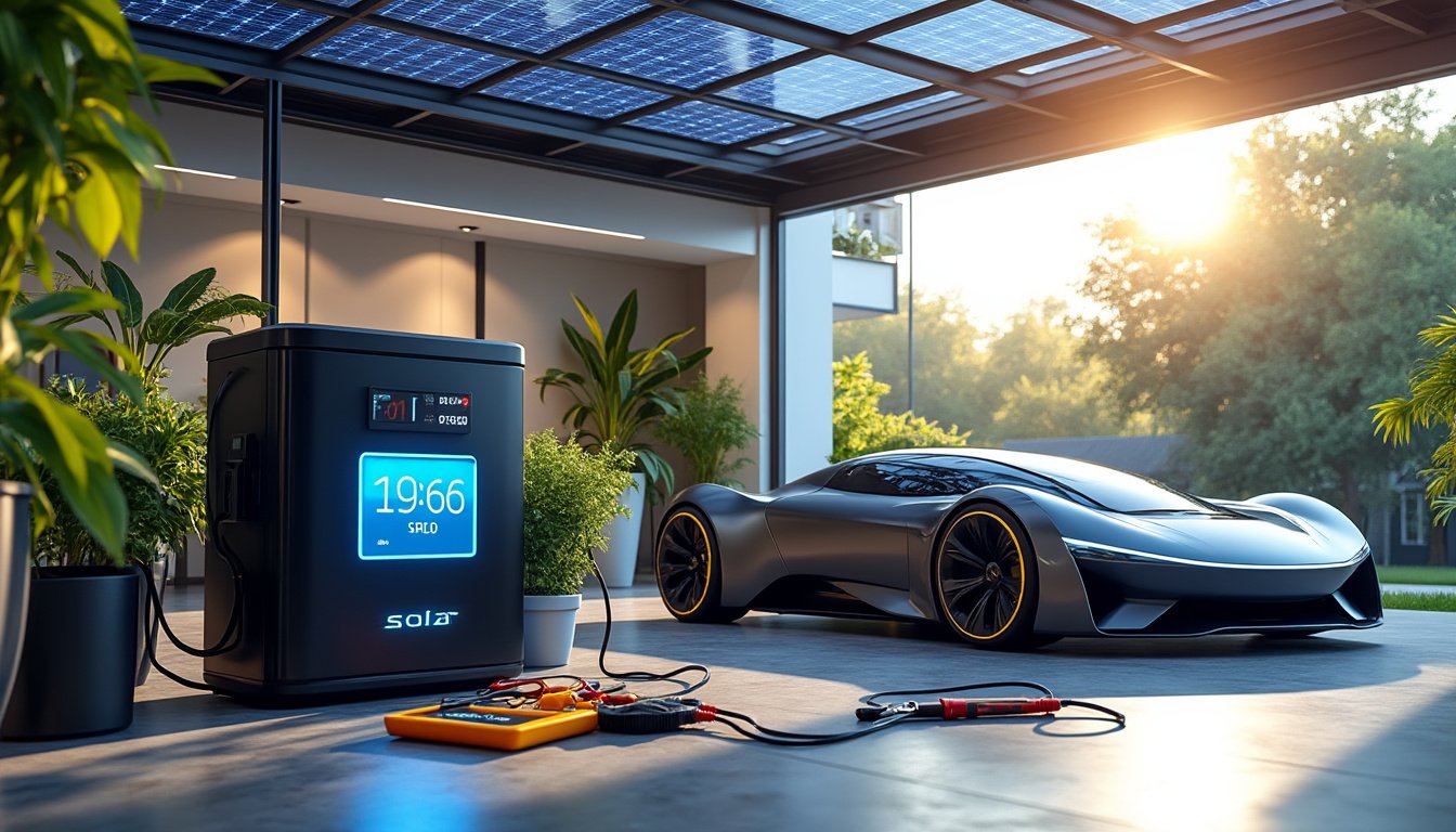 Batterie de voiture solaire : une solution vraiment plausible ?