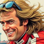 James Hunt – « James Hunt : Le playboy de la F1, entre glamour et vitesse »