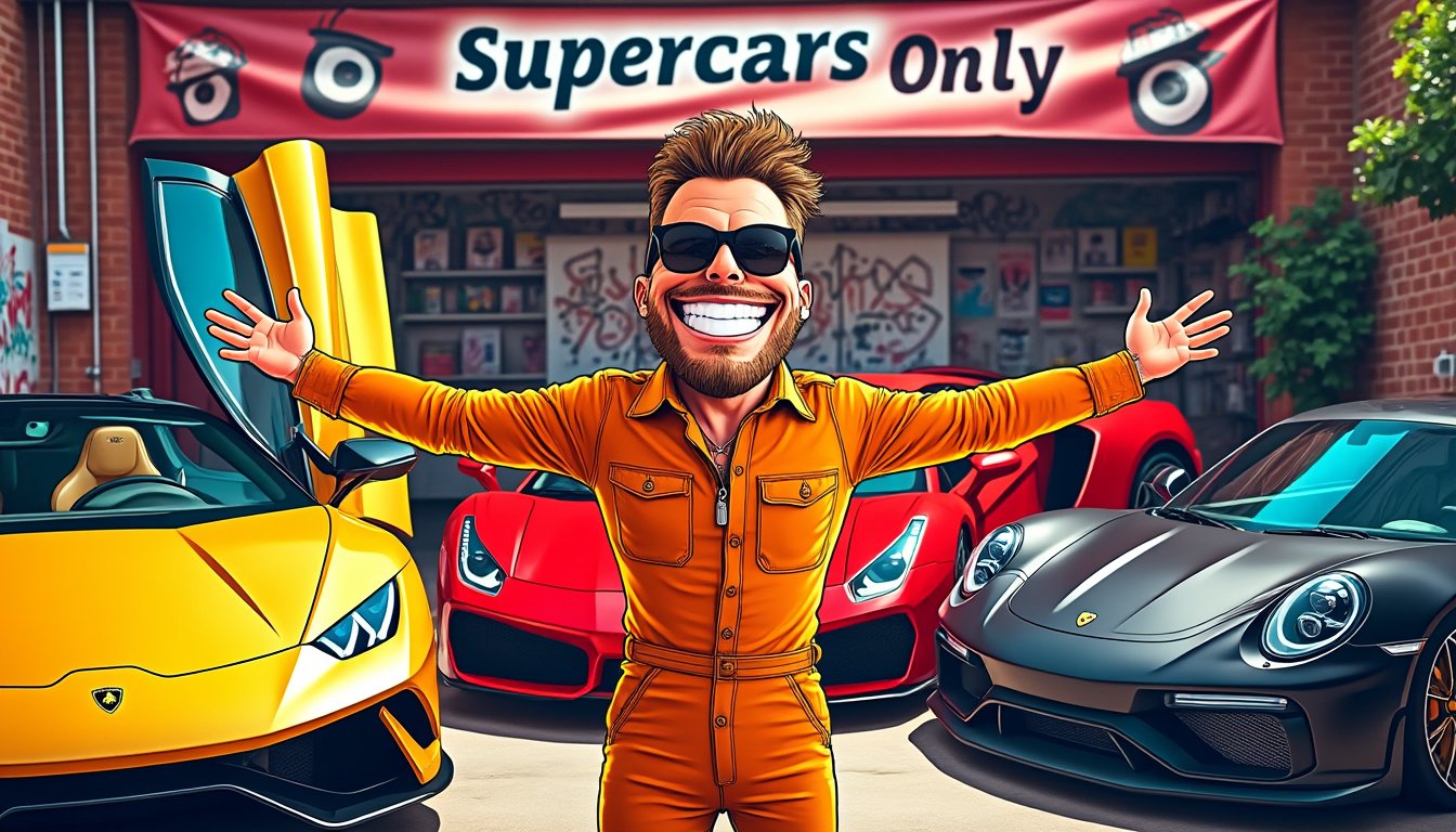 découvrez le parcours fascinant de shmee150, l'emblématique youtubeur passionné d'automobiles qui a su transformer sa passion en un impressionnant empire de supercars. plongez dans son univers de luxe automobiles et explorez sa fortune accumulée au fil des années.