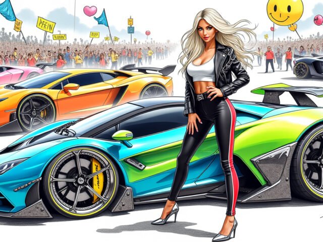 Supercar Blondie – « Supercar Blondie : L’influenceuse des voitures les plus folles… Mais quelle est sa fortune ? »