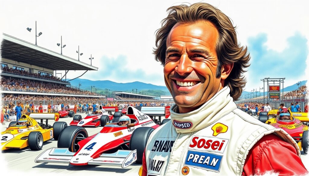 découvrez jacques laffite, pilote emblématique de la formule 1, qui a marqué une époque dorée avec son sourire et son talent inégalé. plongez dans l'univers fascinant de la f1 à travers sa carrière et ses exploits sur les circuits.