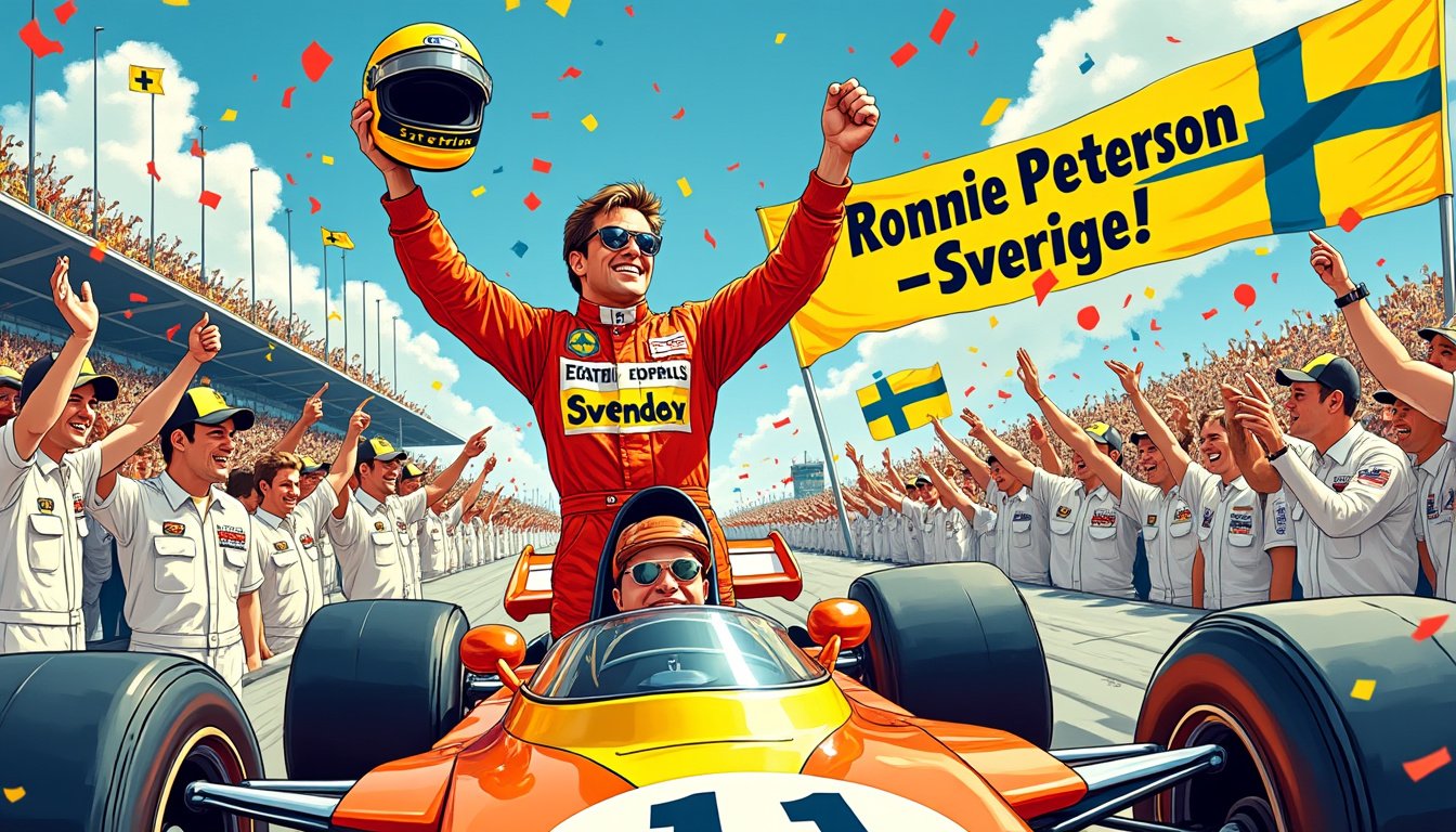 découvrez la vie fascinante de ronnie peterson, ce pilote suédois au talent exceptionnel, connu pour sa vitesse fulgurante sur les circuits de course, mais dont le destin tragique a marqué l'histoire de la formule 1. plongez dans l'univers palpitant du 'suédois volant' et explorez les moments clés de sa carrière.
