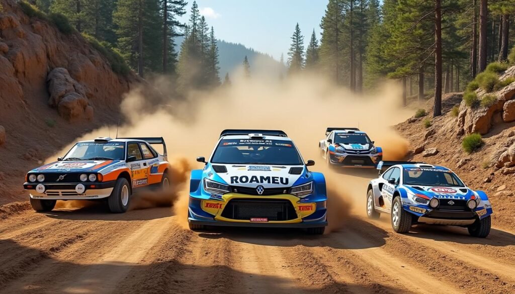 explorez les diverses catégories de véhicules utilisés dans le rallye, de la vitesse aux véhicules tout-terrain, pour comprendre les spécificités de chaque classe.