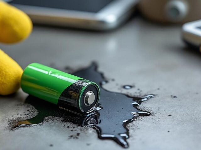 Que faire si votre batterie gonfle ou fuit ?