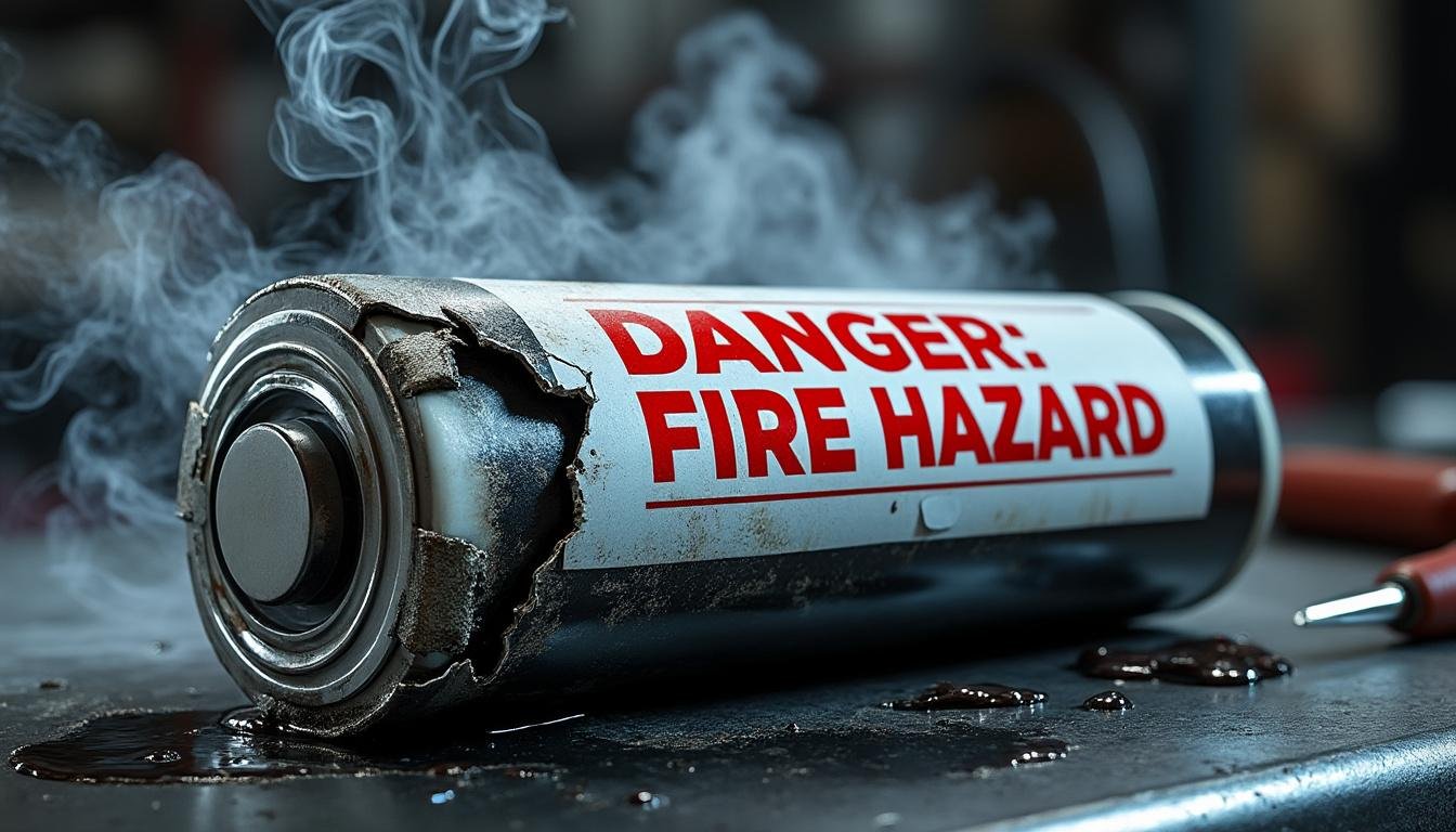 découvrez les conseils essentiels pour réagir en toute sécurité si votre batterie gonfle ou fuit, et apprenez les mesures à prendre pour éviter tout danger.