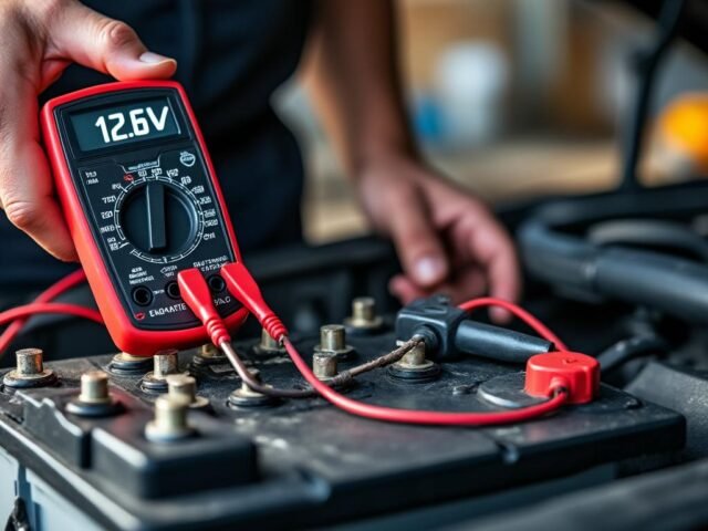 Comment tester une batterie avec un multimètre ?