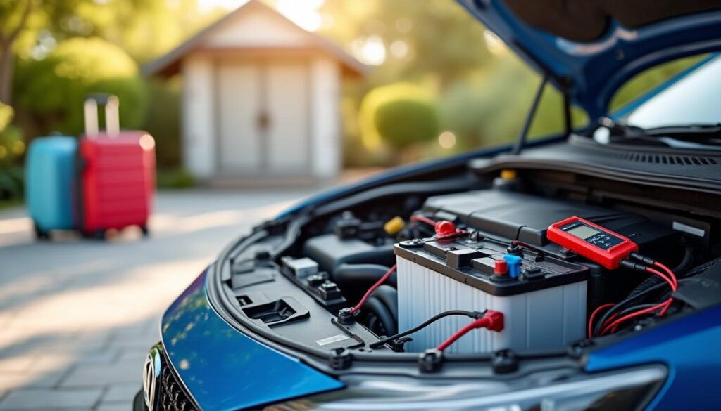 découvrez les vérifications essentielles à effectuer sur votre batterie auto avant de partir en vacances pour éviter les mauvaises surprises et profiter d'un trajet en toute sérénité.
