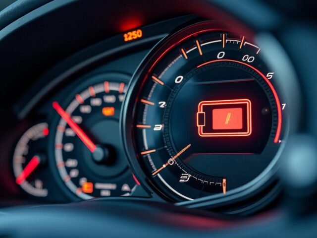 Pourquoi le voyant batterie s’allume-t-il après démarrage ?