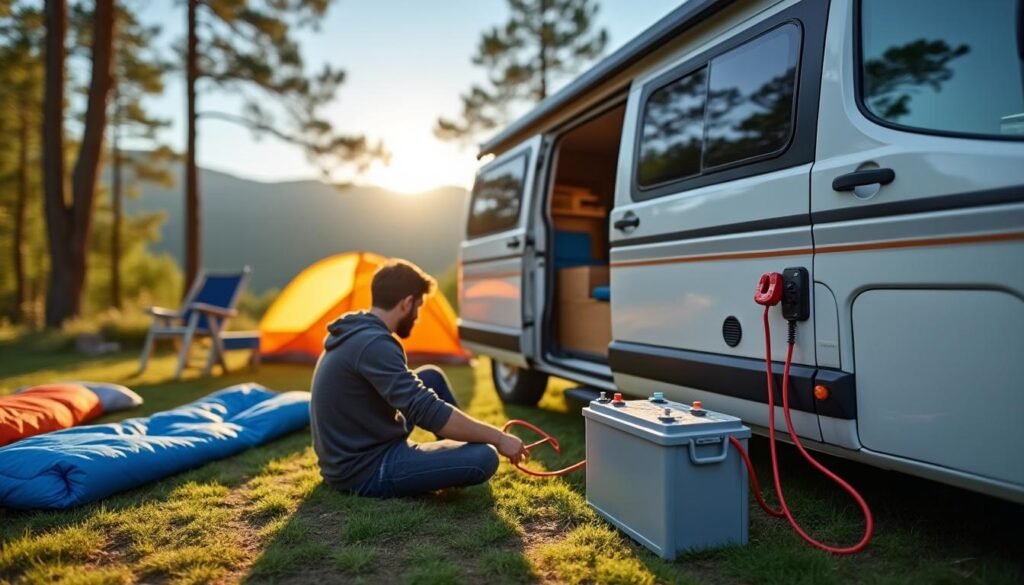 découvrez si une batterie de voiture peut être utilisée pour alimenter un camping-car, les précautions à prendre et les alternatives recommandées pour une alimentation fiable en déplacement.