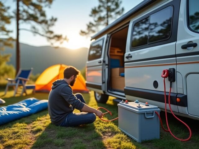 Peut-on utiliser une batterie de voiture pour alimenter un camping-car ?