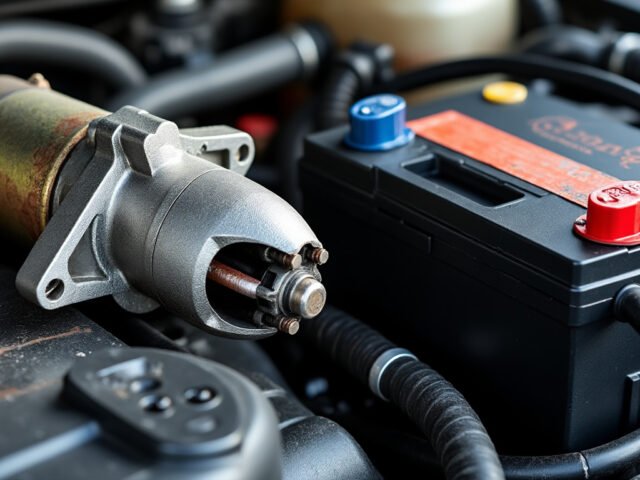 Pourquoi le démarreur tourne-t-il lentement malgré une batterie neuve ?