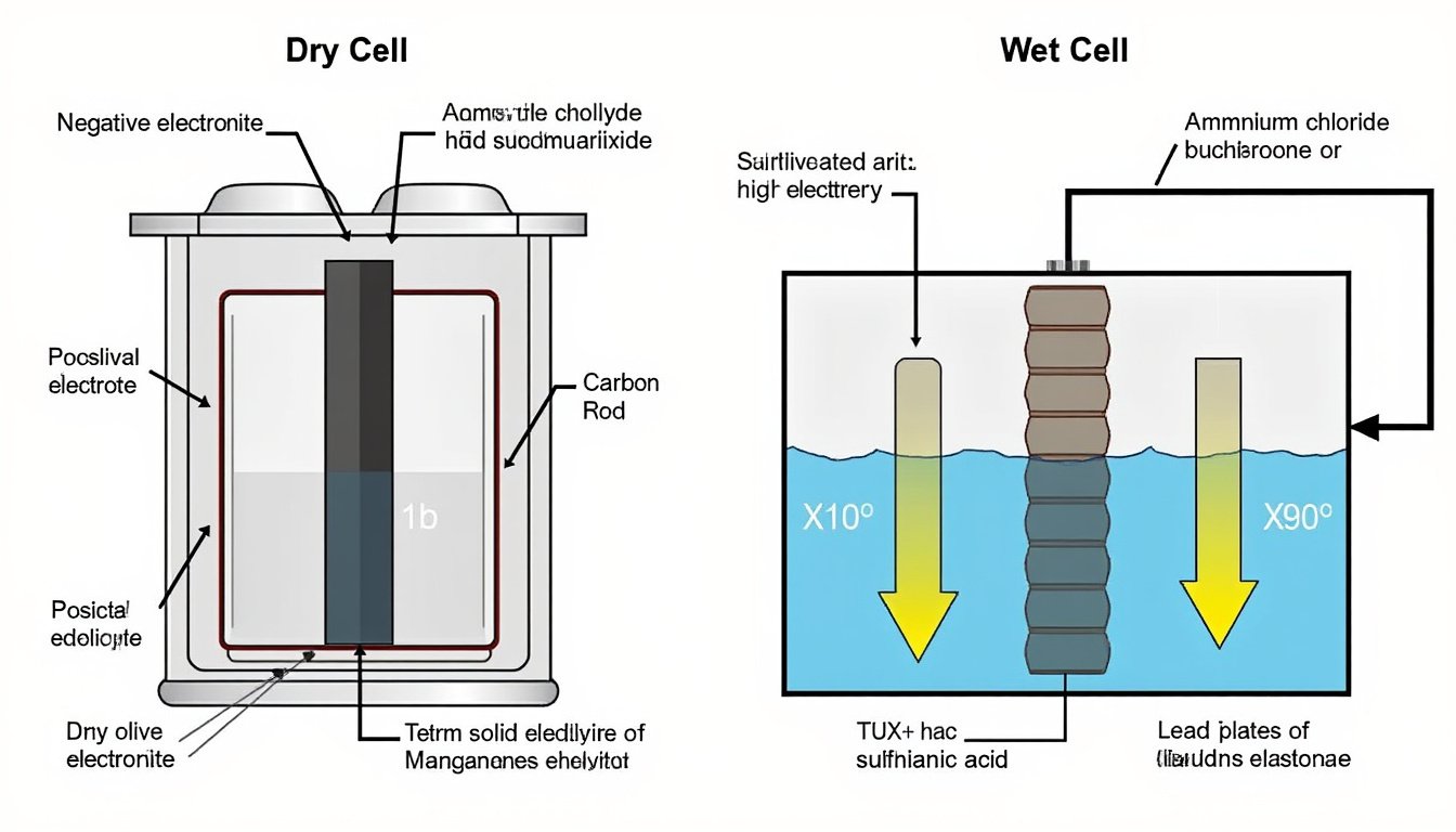 découvrez les différences clés entre batterie sèche et batterie humide, leurs avantages, inconvénients, et leurs utilisations idéales.